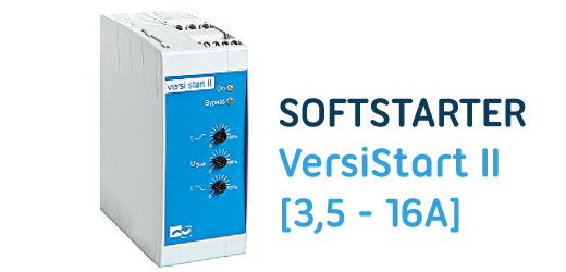 Softstarter VersiStart II (3,5 - 16A) – minimale Investition, maximaler Schutz