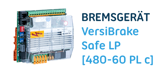 Das Bremsgerät VersiBrake Safe LP 480-60 PL c - Funktionale Sicherheit kombiniert mit selbstoptimierendem Bremsvorgang